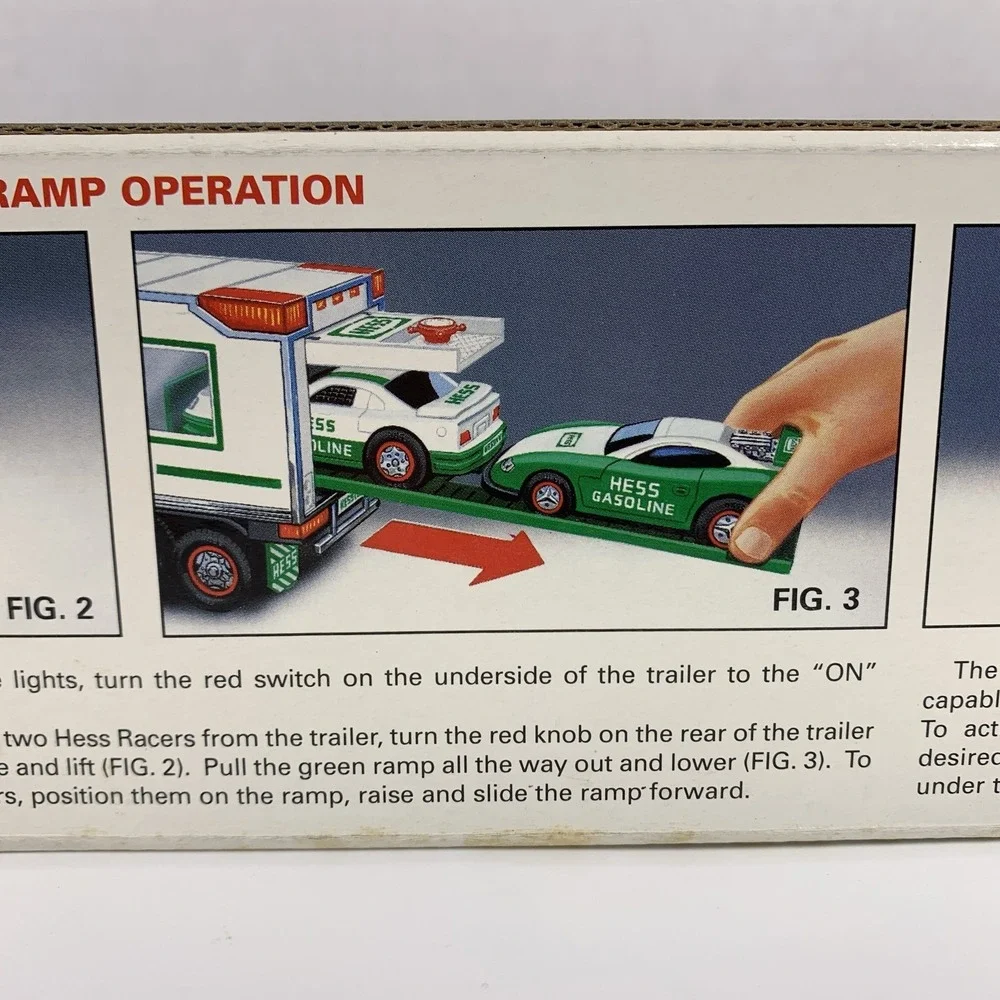 RARE Vintage 1997 HESS Toy Truck and Racers -‎ NEW In Original Box